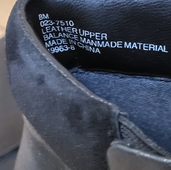 Worthington Black Leather Ankle Boots Women Size 8M - Picture 8 of 13